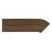 PBTC42L 42" CORNER TRANSACTION TOP LEFT - Modern Walnut