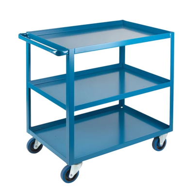 Shelf Cart - 36" x 24" x 36" - 1200 lb Capacity - Steel - 3 Shelf