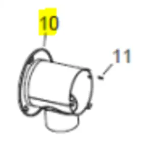 Veloci Heater Replacement Blast tube - Flame 115