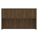 PL141OH 60" OPEN HUTCH- MODERN WALNUT
