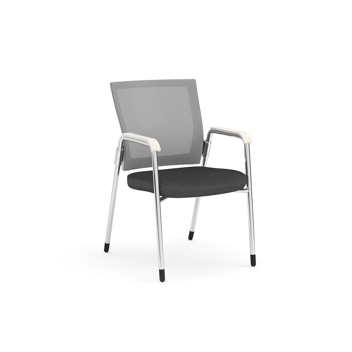 Propel Guest Chair - White Mesh Back with Charcoal Seat