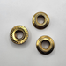 M12 - 1.75 HEX FLANGE LOCK NUT SERRATED SPCL CLASS 8 CARBURIZED ZINC TRIVALENT YELLOW PER PRINT