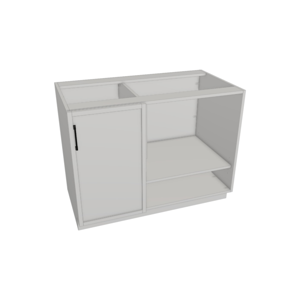 Fresno Pure White Box  Blind Corner Base Kit - 45"W X 34 1/2”H X 24”D