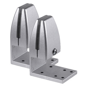 EDGE MOUNT SCREENN BRACKET PAIR- SILVER