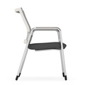 Propel Guest Chair - White Mesh Back with Charcoal Seat