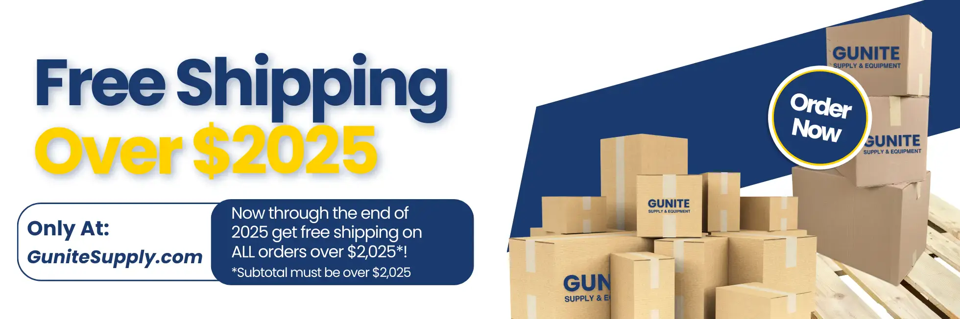 Free Shipping OVer $2025 through the end of 2025
