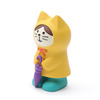Figurine Cat with Raincoat