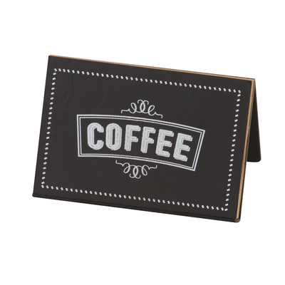 Cal-Mil 3047-1 3"W x 2"D x 2"H Chalkboard Tent Label