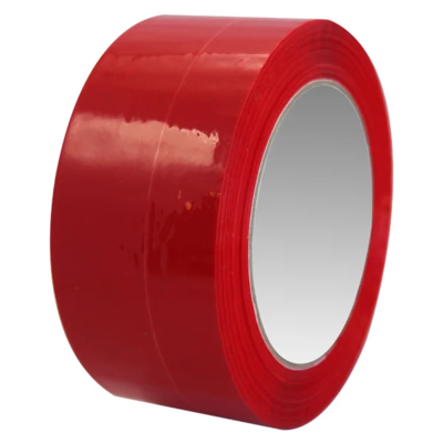 Box Sealing Tape - Hand Roll - 48 mm x 100 m - Red