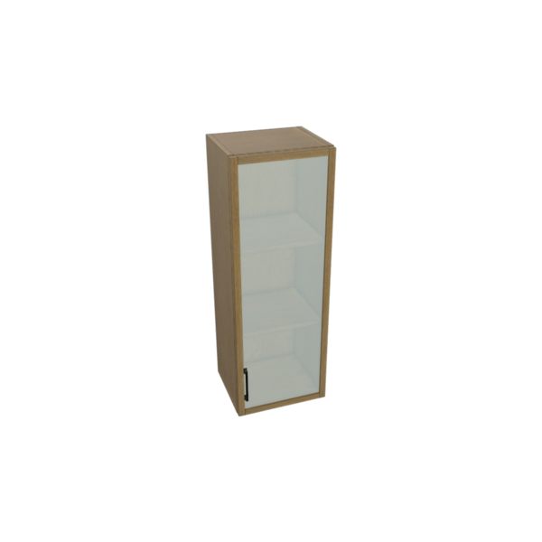 Belmont Glass Door Wall Cabinet Kit - 15”x 42” X 13”