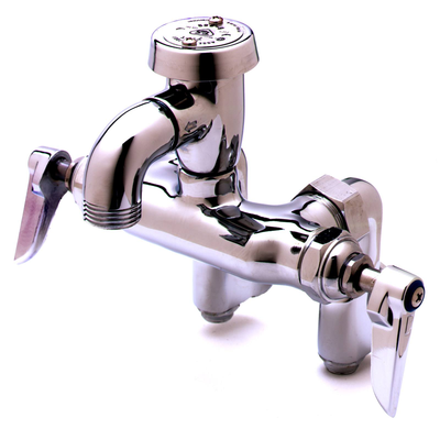 T&S Brass B-0669-POL Service Sink Faucet 2-1/4" to 8-1/4" Adjustable Centers