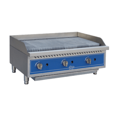 Globe GCB36G-RK Char Rock Charbroiler Natural Gas