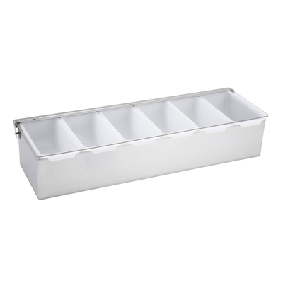Winco CDP-6 6-Compartment Condiment Dispenser