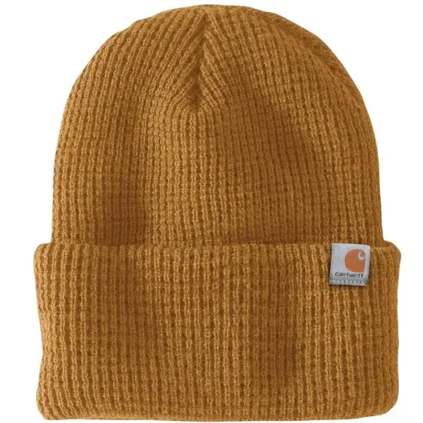 CARHARTT 107187 - Men's Knit Waffle Beanie - Carhartt Brown