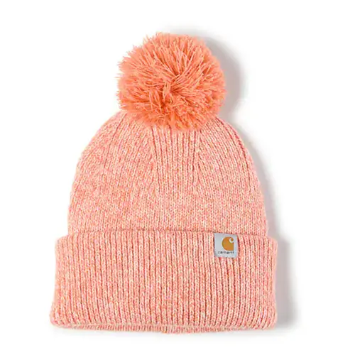 CARHARTT 106003 - Knit Pom-Pom Cuffed Toque - Dusty Cedar