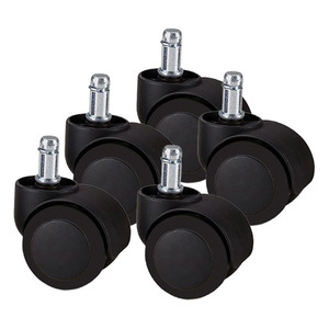 CASTERS- Set of 5 casters for Swivel Chair