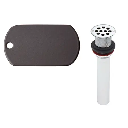 PRODRAIN-ORB: Oil Rubbed Bronze PO Plug Open Grid No Overflow