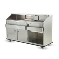 FWE/Food Warming Equipment SCB-6 Mobile Bar 72"W