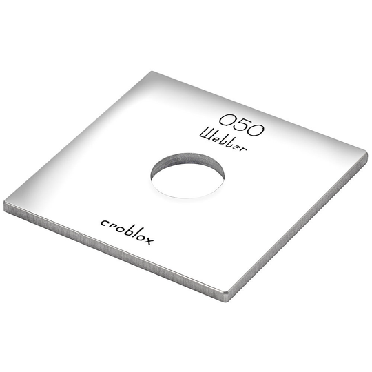 STARRETT SC .050 A1 Square Croblox Gage Block - .050 In., Grade A1