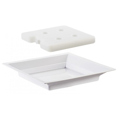 Cal-Mil 3065 12"W x 12"D x 2"H Plate Liner