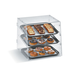 Vollrath KDC1418-3-06 3-Tier Acrylic Knock-Down Bakery Display C