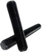 1" - 14 X 12" FULLY THREADED STRAIGHT ROD SAE J429 GR 8 PLAIN