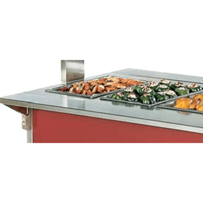 Vollrath 3751250-2-C Customer Side Plate Rest with Lift-Off Bracket