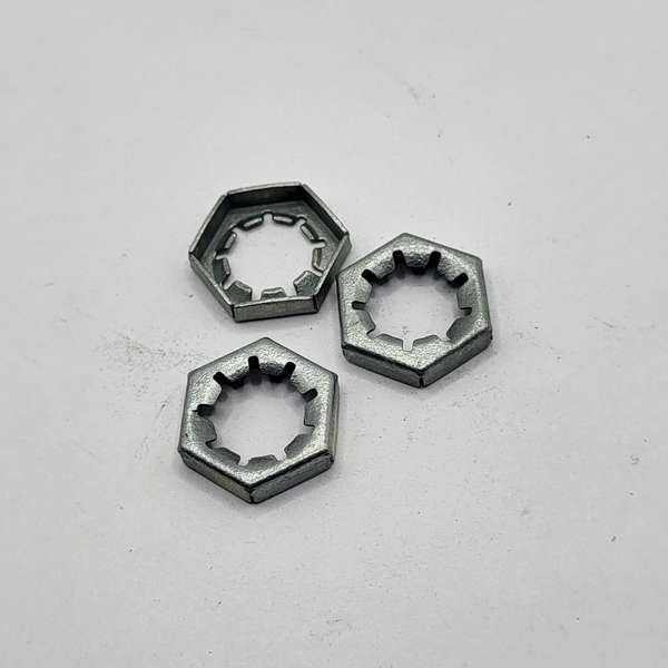 PALNUT RF1220 -REF- 1/2" - 20 HEX LOCK NUT SINGLE THREAD SPRING STEEL ZINC CLEAR PER PRINT