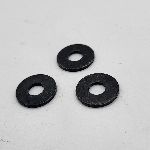 8.4MM X 20MM X 2MM FLAT WASHER ISO 887 HR LOW CARBON STEEL ZINC BLACK PER PRINT