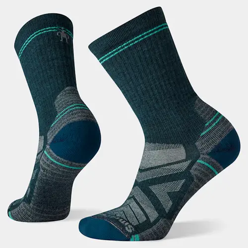 SMARTWOOL - Women's Hike Light Cushion Crew Socks - Twilight Blue