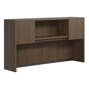 CLAHU2001- Hutch with 2 Laminate Doors- Modern Walnut