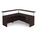PBTC71L 71" CORNER TRAN TOP LEFT- ESPRESSO