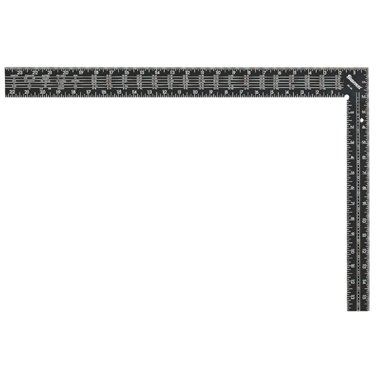 STARRETT RS-24 Rafter Square - Steel, Printed Scale, 24" x 16"