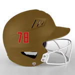 2 Color Custom Font Die Cut Number Decals