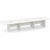 14' Classic Boat Shape Conference Table with Panel Base - White Top, Silver Birch Base
