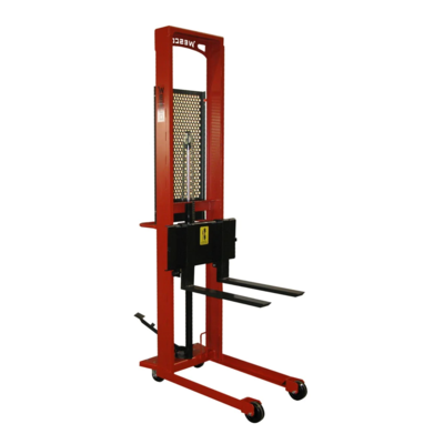 Fork Stacker - Hydraulic - 25" Fork Length - 64" Lift Height - 1000 lb Capacity