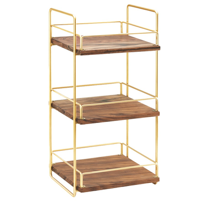 Cal-Mil 3704-3-46 13"W x 12"D x 26"H Mid-Century Merchandiser