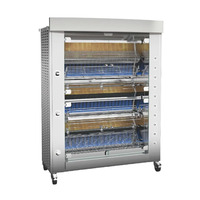 Rotisol GF1375-8G-LUX GrandFlame Gas Rotisserie Oven, Floor Model, 8 Spits