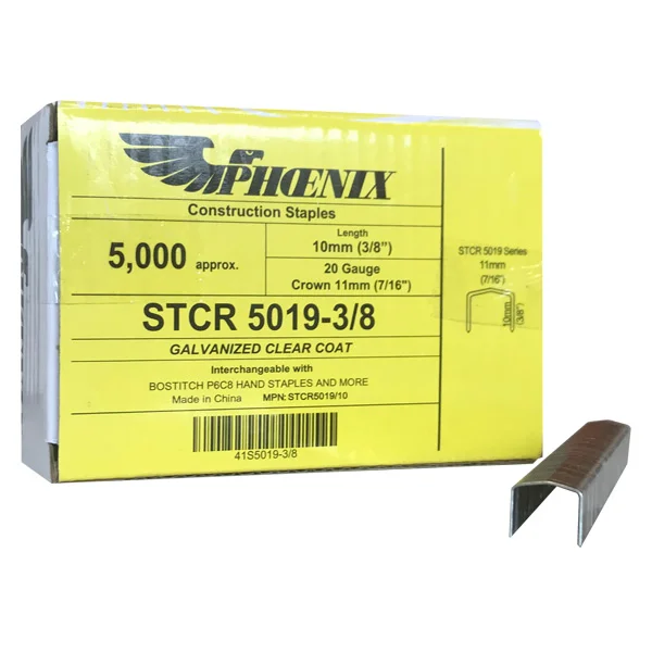 Staples - P6C-8 Series - 3/8"