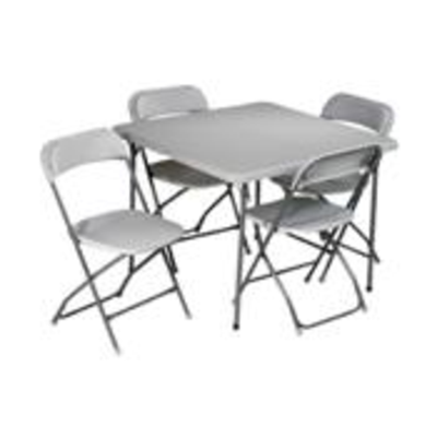 Office Star 5 Piece Folding Table Set