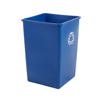 Recycling Station Container - 35 Gallon - Dark Blue