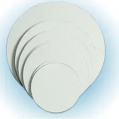 16" CORRUGATED PIZZA CIRCLES, WHITE ON 1 SIDE, 100/CS