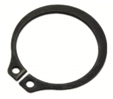 ROTOR CLIP DSH-25 ST PD -REF- 25MM SHAFT 23.2MM FREE DIN 471 EXTERNAL RETAINING RING 1070 - 1090 STEEL BLACK PHOSPHATE & OIL