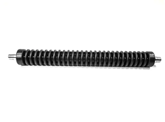 12" Round Molded Grip Plated Steel Lance