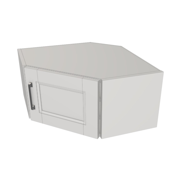 Vail Pure White Box Angle Wall Kit - 24”x 12” X 13”