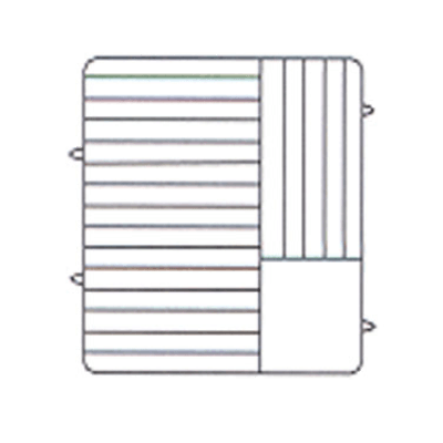 Vollrath PM2011-6 Plate Crate Dishwasher Rack 10-3/4" to 11" Dia.