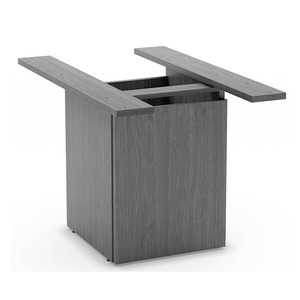 PLCUBED20 20" CUBE BASE WITH DOOR- NEWPORT GRAY