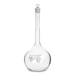 KIMBLE KIMAX Class A Volumetric Flask with Glass Stopper