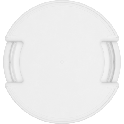 Carlisle 84101002 Trash Bin, 10 Gal, 18"H, White, Poly, NSF