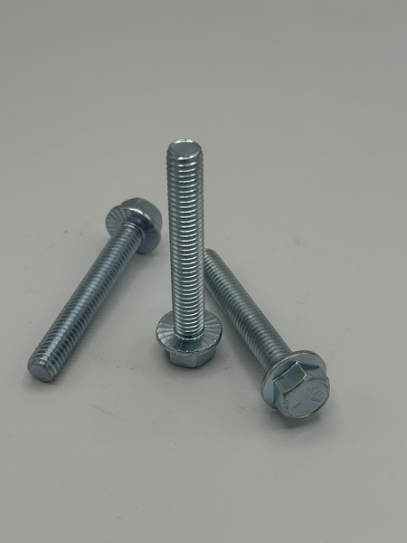 1/4" - 20 X 1 1/2" IFI-111 SERRATED HEX FLANGE SCREW SAE J429 GR 5 ZINC TRIVALENT CLEAR
